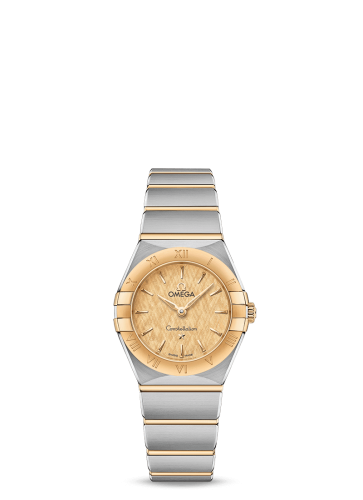 Omega Constellation Manhattan 25 Quartz Stainless Steel / Yellow Gold / Champagne Silk